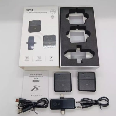 Micrófono De Solapa Inalámbrico SX31