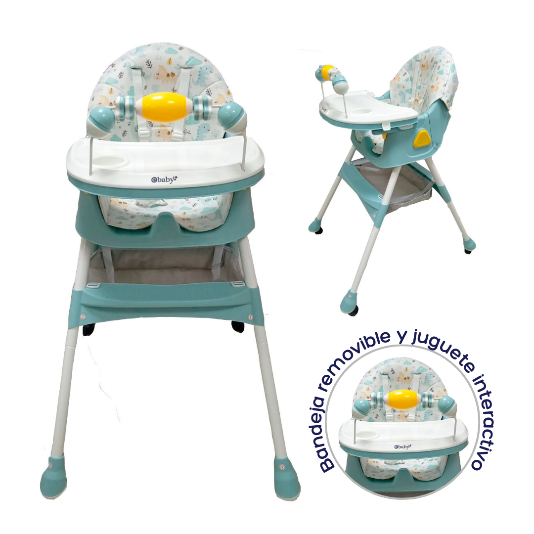 SILLA DE COMER LULU EB631-1 EBABY - AZUL