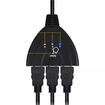 Multiplicador De Puertos HDMI De 3 Puertos LJ-21 HDKVM3*1