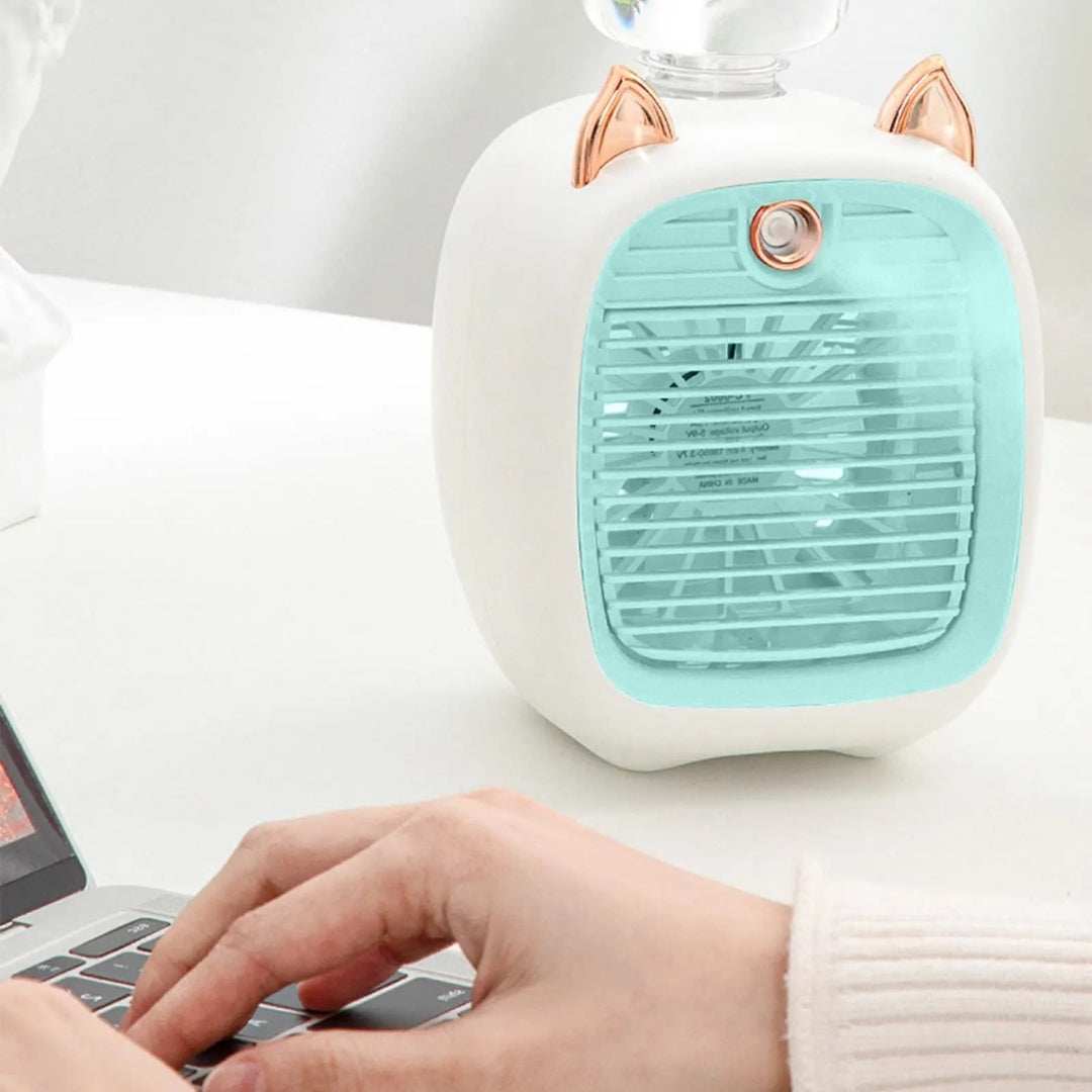 Mini Ventilador Portatil Con Difusor De Aromas MVD001