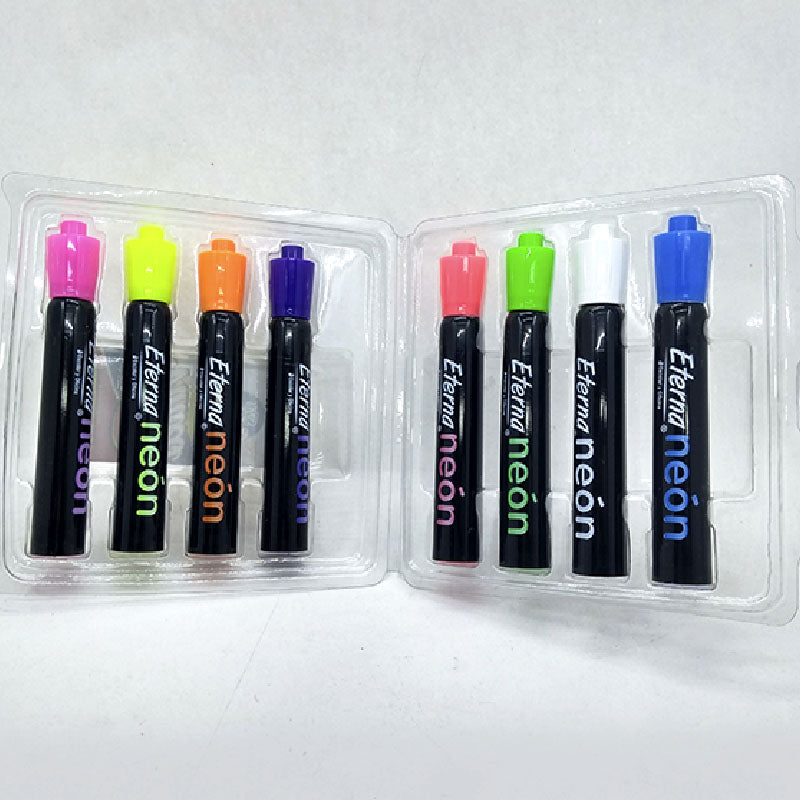 Marcadores Vinilo Colores Neón X 8  RF480