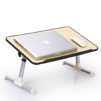 Mesa Escritorio Portátil Con Ventilador Y Patas De Altura Ajustable