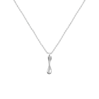 Cadena Con Dije Baño De Oro Collar Inicial Letra Colgante CBF01