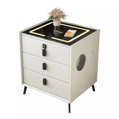 Mesa De Noche Inteligente Con Bonica Tres Cajones 4059