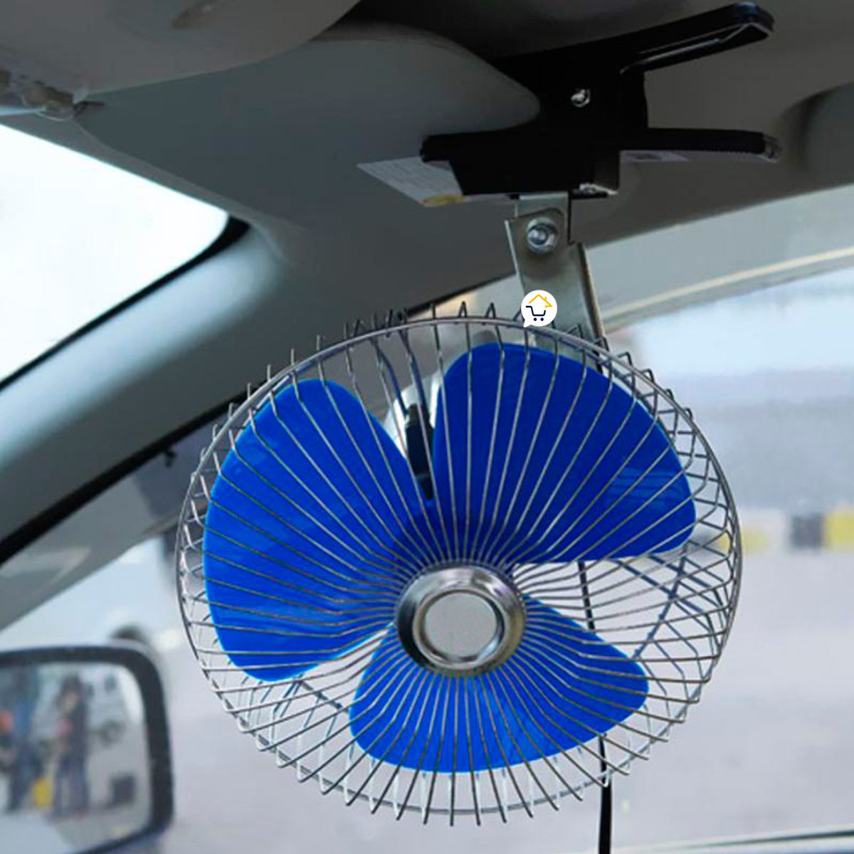 Mini Ventilador Giratorio Para Carro 12 V Abanico Portátil MV12V