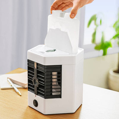 Mini Aire Acondicionado Hexagonal Artic Air Ultra