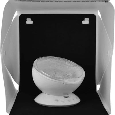 Mini estudio fotográfico plegable con luz led