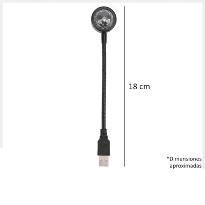 Mini globo bola de luz led Rgb con usb para fiesta flexible
