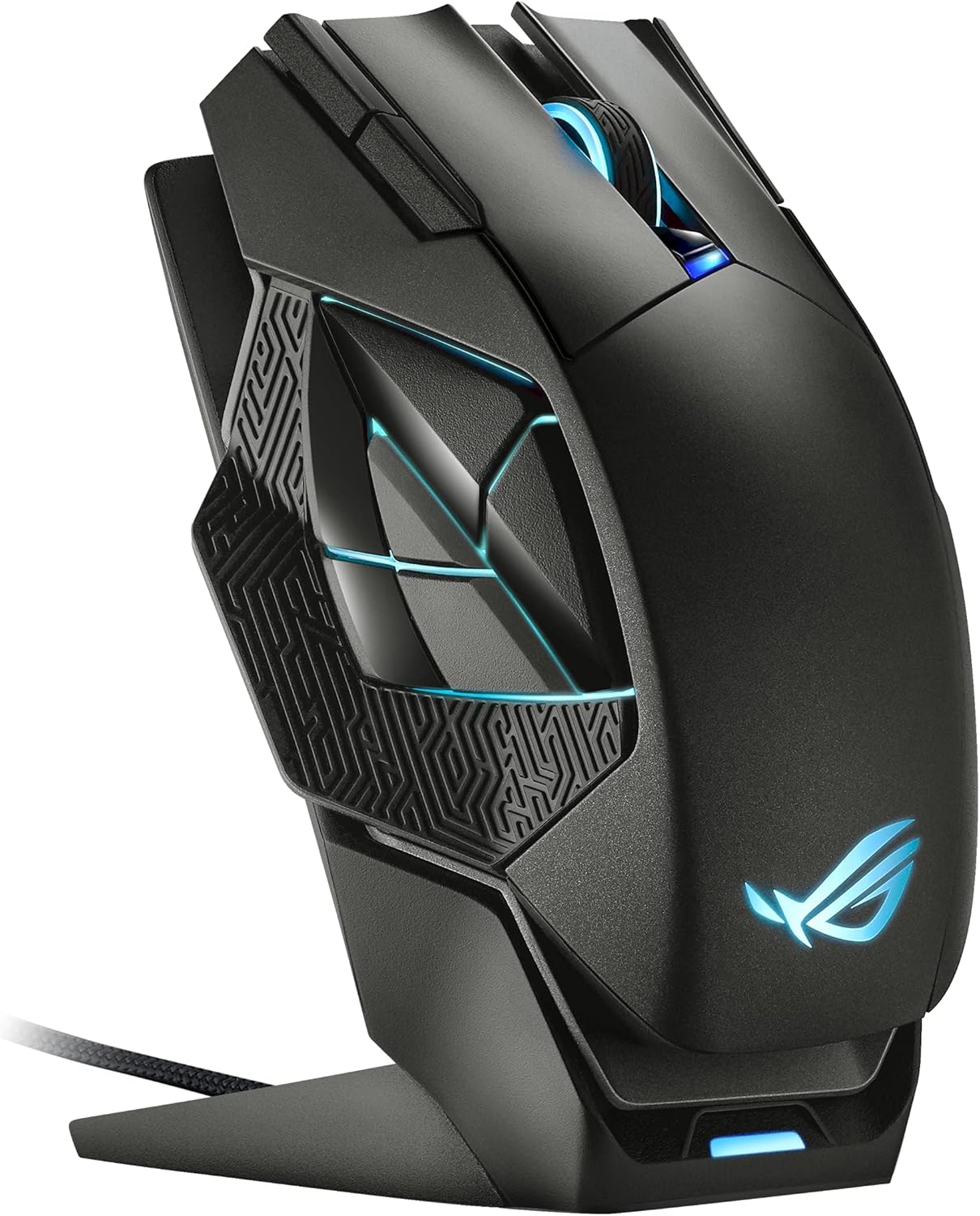 Mouse Gaming Inalámbrico Asus ROG Spatha X | 12 Botones Programables + Carga Inalámbrica | ¡Oferta por Empaque!