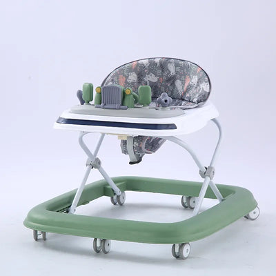 CAMINADOR PARA BEBÉ CON DISEÑO DE AUTO Y ASIENTO ACOLCHADO VERDE Y-W838 MUNBE