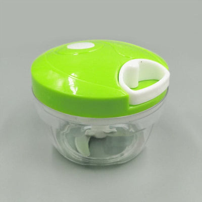 Mini Procesador y Triturador Manual De Alimentos de 3 Laminas