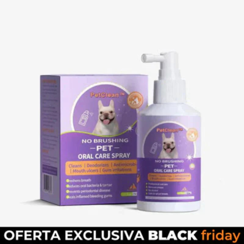 PetClean™ - Aerosol Bucal 100 % Natural para mascotas