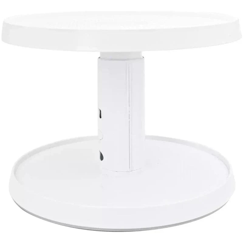Organizador de cocina con doble bandeja giratorio ajustable