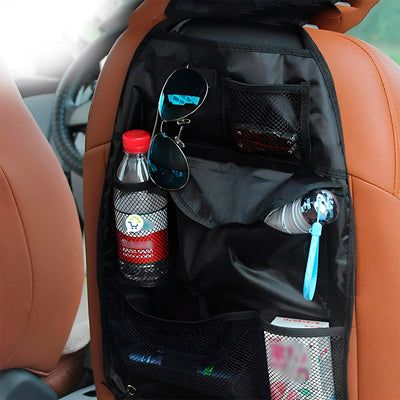 Organizador x2 Para Asiento Trasero + GRATIS Linterna Minera Sensor CFAT05