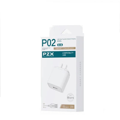 Cargador Para Celular 2.1A PZX P02