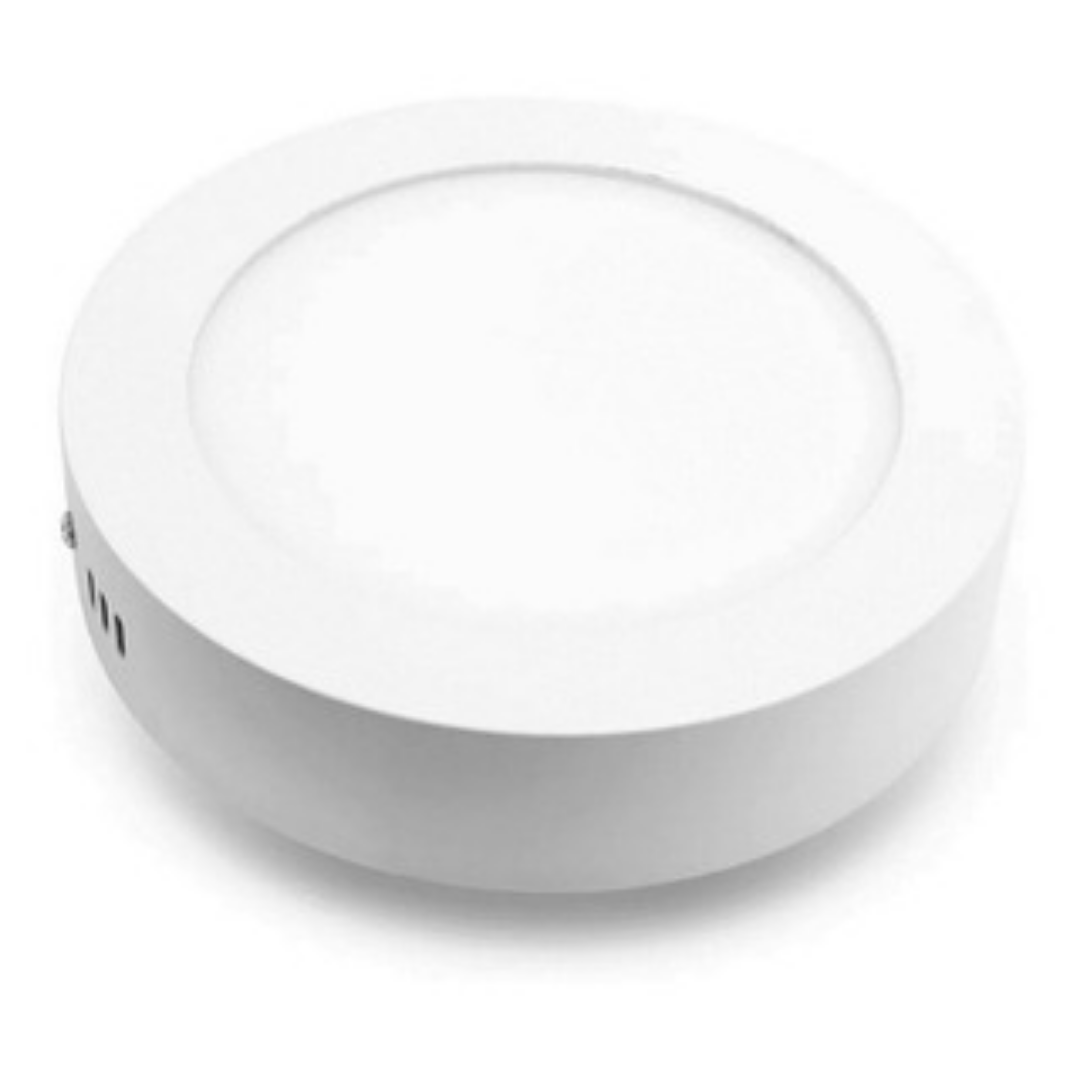 PANEL LED REDONDO SOBREPONER 12W TITANIUM