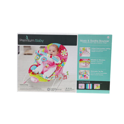 Silla Bouncer Musical Rosa Pb2004 Premium Baby