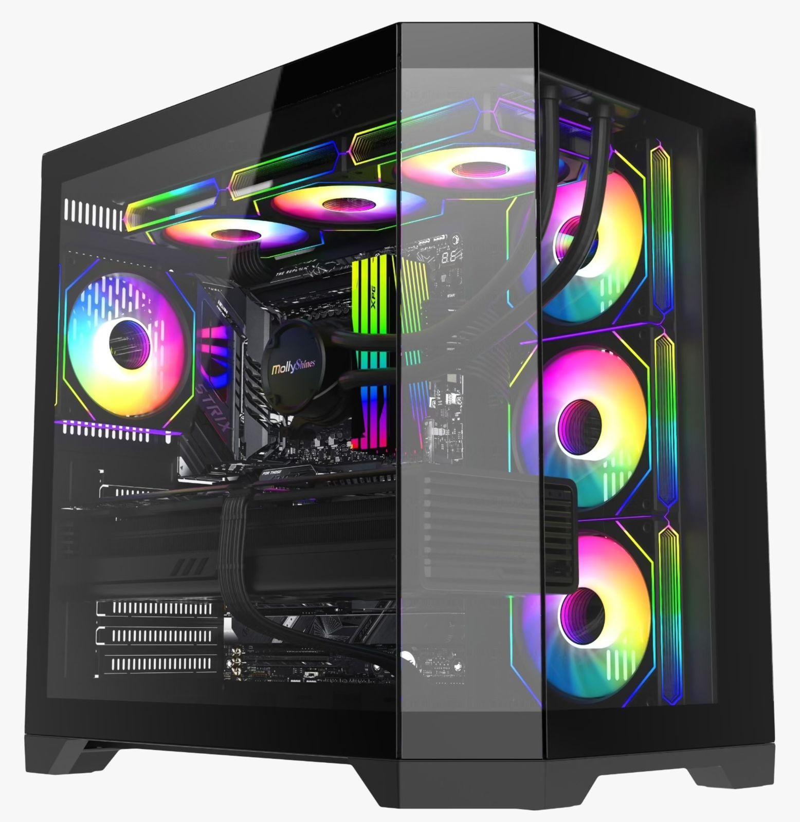 PC Gamer con NVIDIA RTX 5080 y AMD Ryzen 7 8700F | 32GB DDR5 | Refrigeración Líquida 360
