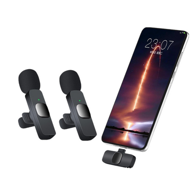 Microfono Inalambrico Recargable Solapa Doble K9