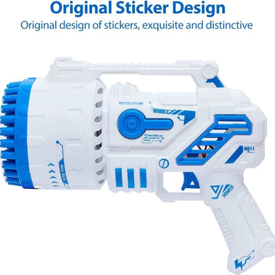 Pistola burbujas 69 holes recargable