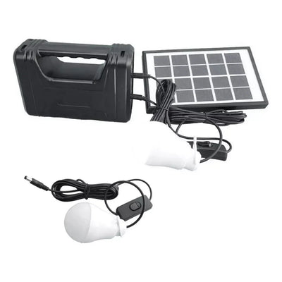Planta Solar Con Radio Portátil Y Tres Bombillas BP-L131S