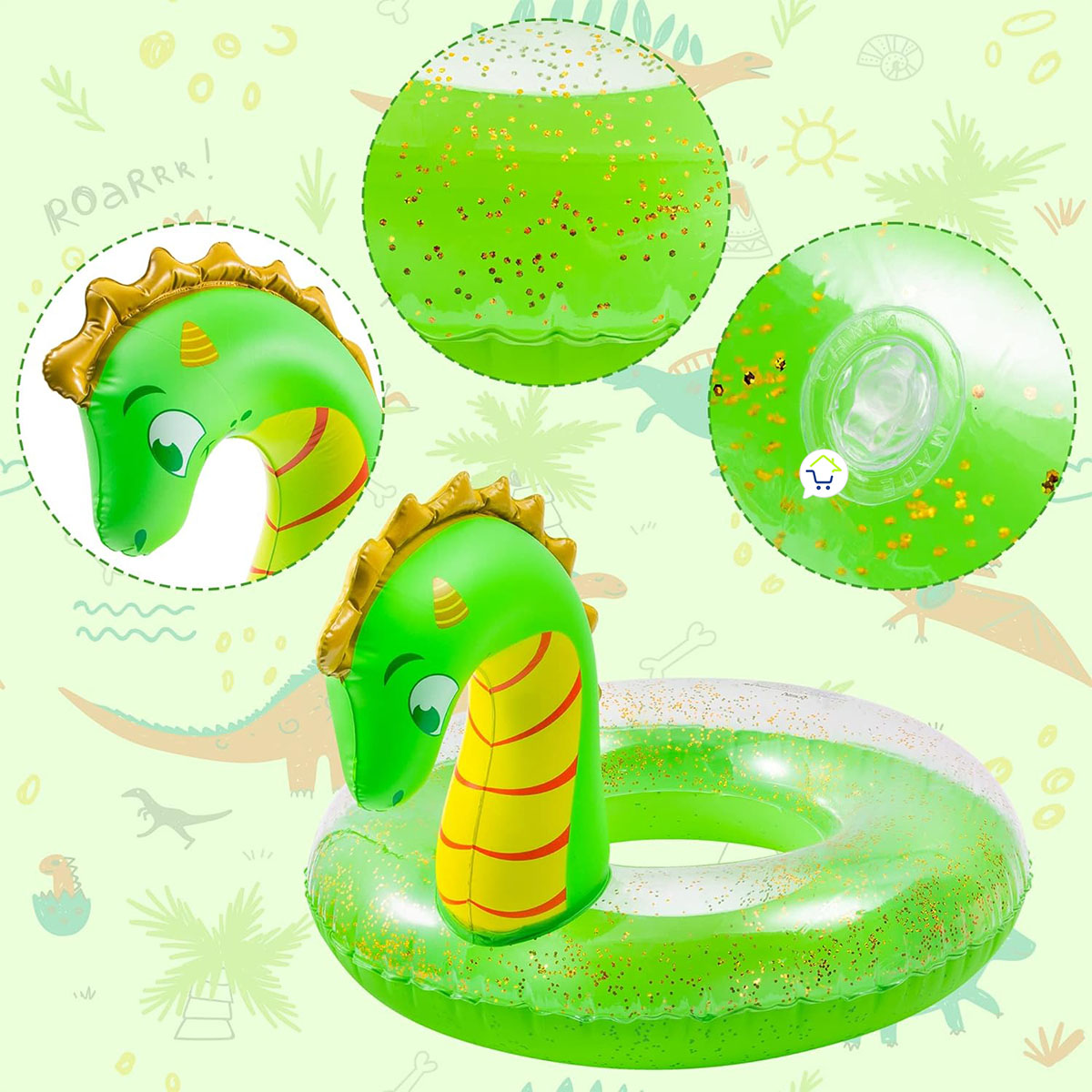 Flotador Inflable De Dragón Piscina Playa Pool LGA-091
