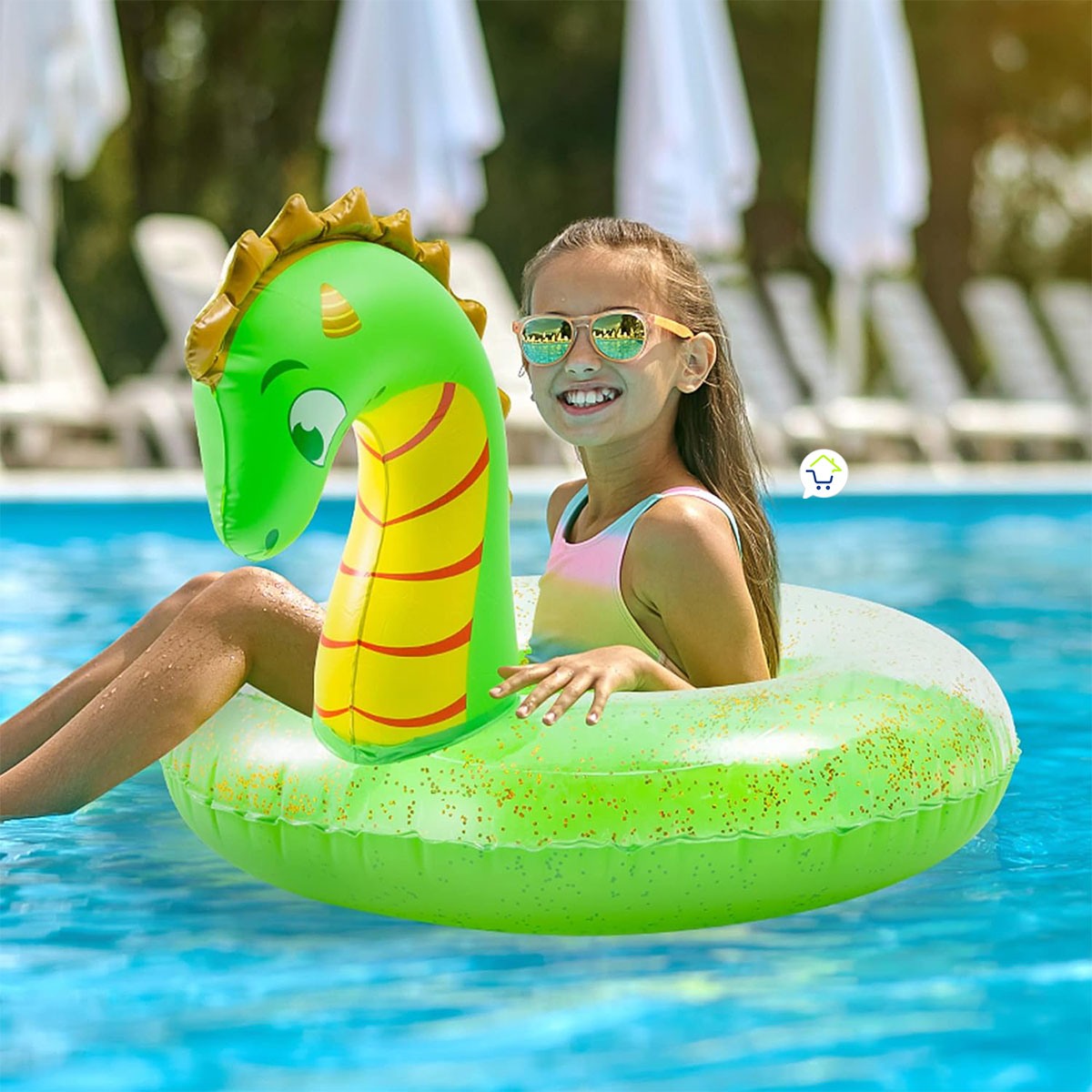 Flotador Inflable De Dragón Piscina Playa Pool LGA-091