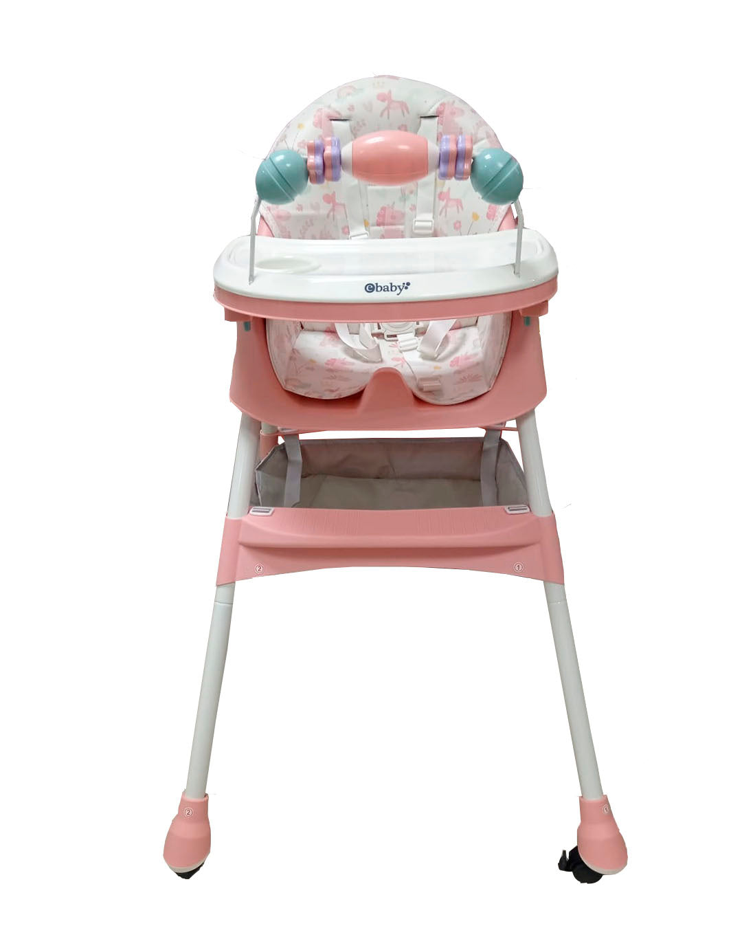 SILLA COMEDOR MECEDORA DALI EB633-1 ROSADA EBABY -