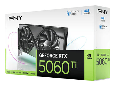 Tarjeta de Video PNY GeForce RTX 5060 Ti OC 8GB GDDR7 | DLSS 4.0 + Rendimiento Ultra