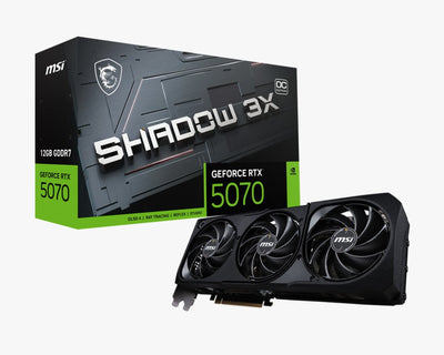Tarjeta de Video RTX 5070 MSI SHADOW 3X OC