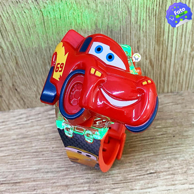Reloj Digital Infantil Con Luces Sonidos y Tapa Dibujos Animados ZL8528