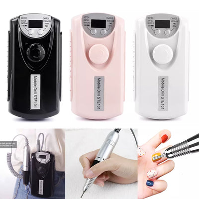 Pulidor De Uñas Recargable Portatil Acrilicas-gel Drill STE-101