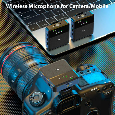 Microfono Solapa Recargable Doble Reduccion de Ruido SX9 ¡Envio Gratis!