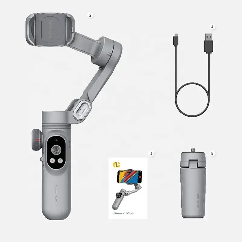 Estabilizador De Video Imagen 3 Ejes Seguidor de Movimiento Smart X