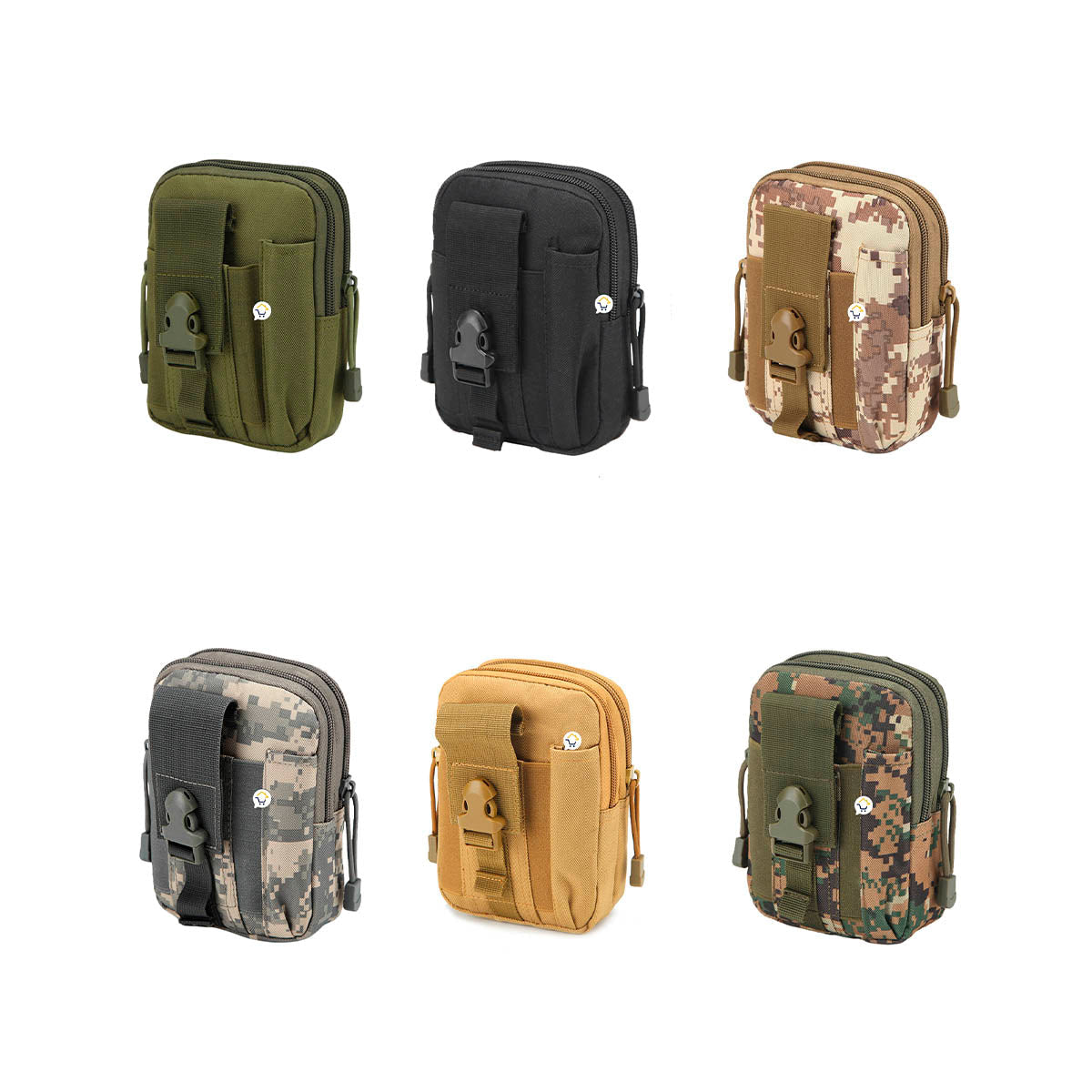 Bolso Táctico Canguro Militar Para Cinturón Estuche Celular MJ357