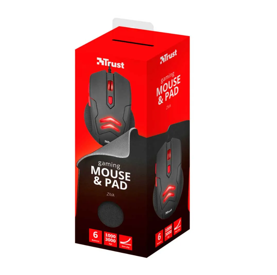 MOUSE & PAD TRUST - COMBO  GAMING