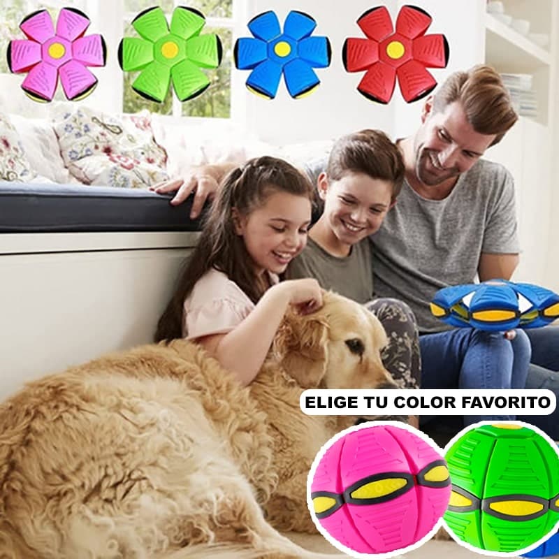 Pelota voladora para niños y perros - DiscoBall