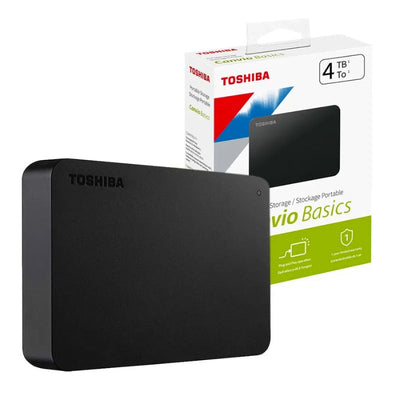 Disco Externo de 4 Teras - Toshiba Canvio