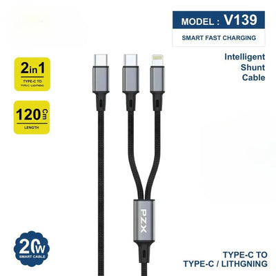 Cable PD A Tipo C / Iphone PZX V139