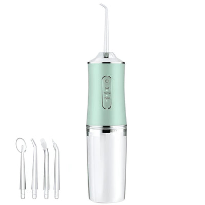 Irrigador Bucal Oral + 4 Boquillas Limpieza Dental Recargable USB KRD-1948