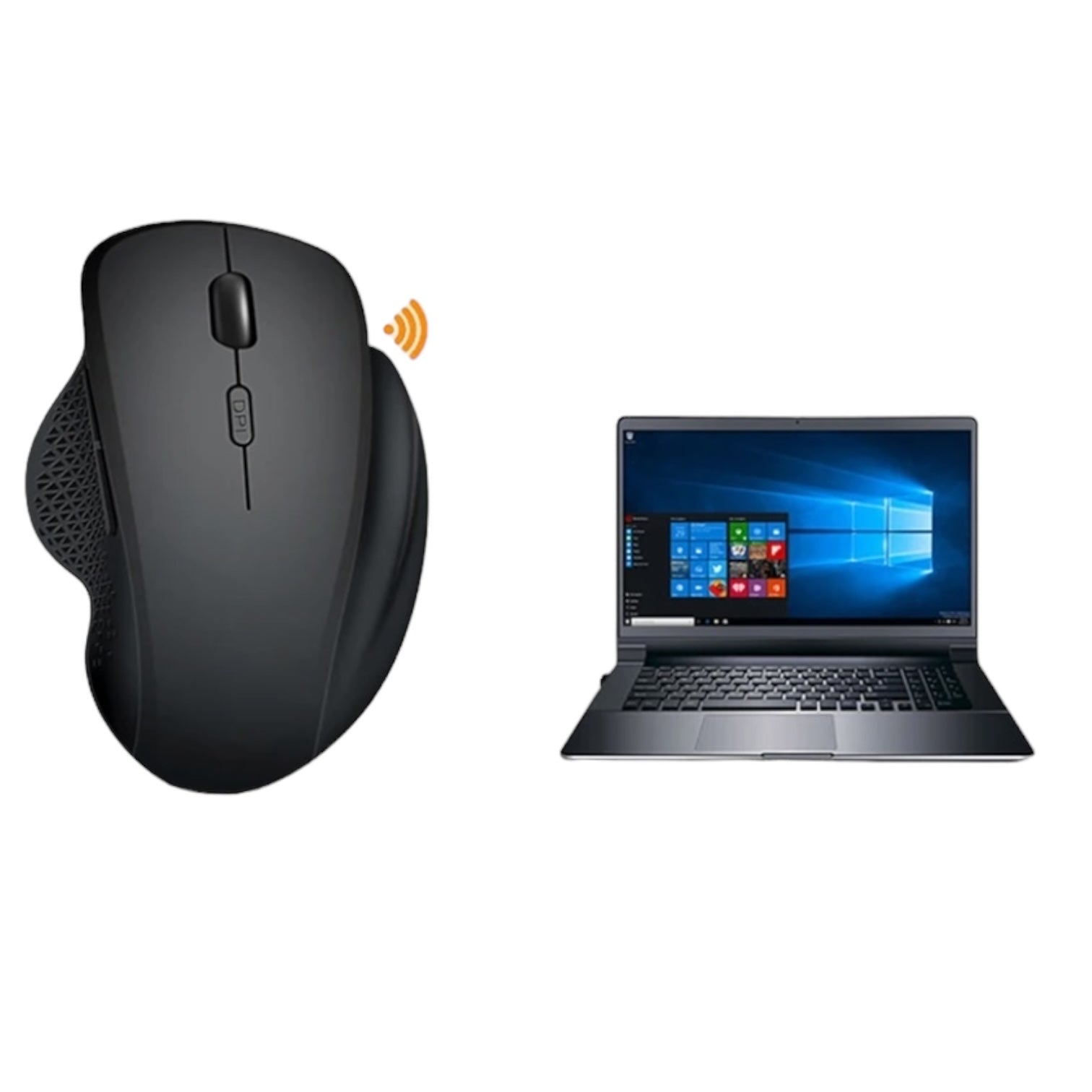 Mouse Inalámbrico Ergonómico Jertech W500