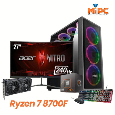 Computador Ryzen 7 8700F / Tarjeta de Video RTX 4060