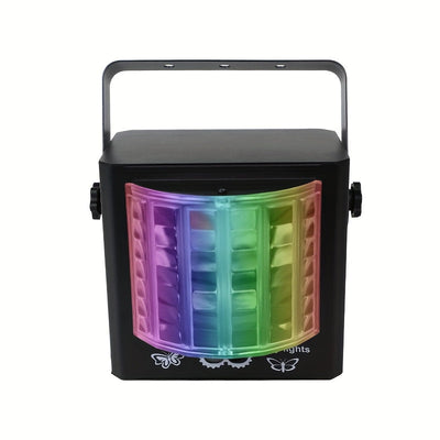 Proyector LED mini USB YSH con control remoto, luces estroboscópicas activadas por sonido para fiestas, karaoke y eventos, iluminación láser portátil color grafito, ideal para cumpleaños, Pascua, Día de la Madre y más