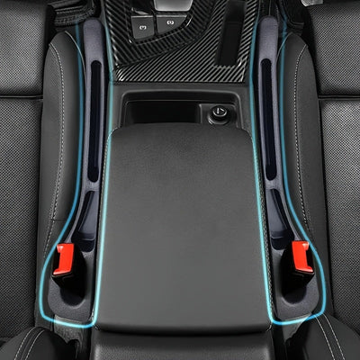 Paquete de 2 Tiras de Almacenamiento para el Espacio entre Asientos del Coche, Diseño Antifugas que Evita la Caída de Residuos y También Puede Guardar Pequeños Objetos, Organizador de Huecos Interiores en el Auto