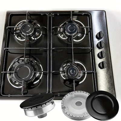 Tapas de quemador de estufa de gas de 4 piezas para estufas Sabaf: tamaños de 55mm, 75mm y 100mm
