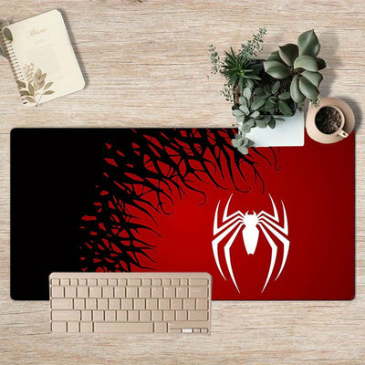 1 pieza de Mouse Pad con tema Spider-Man 5 - Gran alfombrilla de juego y oficina con base de goma antideslizante, lavable, con diseño icónico de Spider-Man para eSports y diversión en escritorio, Mouse Pads para Des.