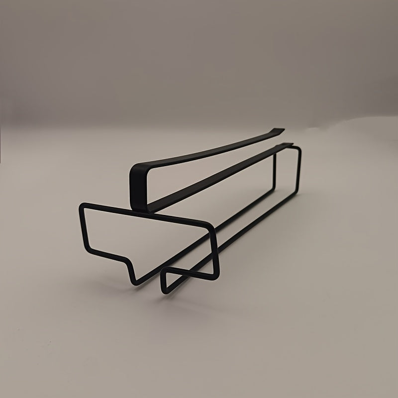 Gabinete de vino de lujo con luz para copas altas, estante de almacenamiento para copas de vino tinto, estante invertido para copas, estante colgante para el hogar sin perforaciones.