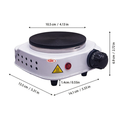 1pc horno eléctrico multifuncional | Horno eléctrico 110V | Placa de calefacción pequeña 500W | Horno eléctrico multifuncional | Calentador para mocha pot | Estufa portátil | Hogar/Oficina/dormitorio