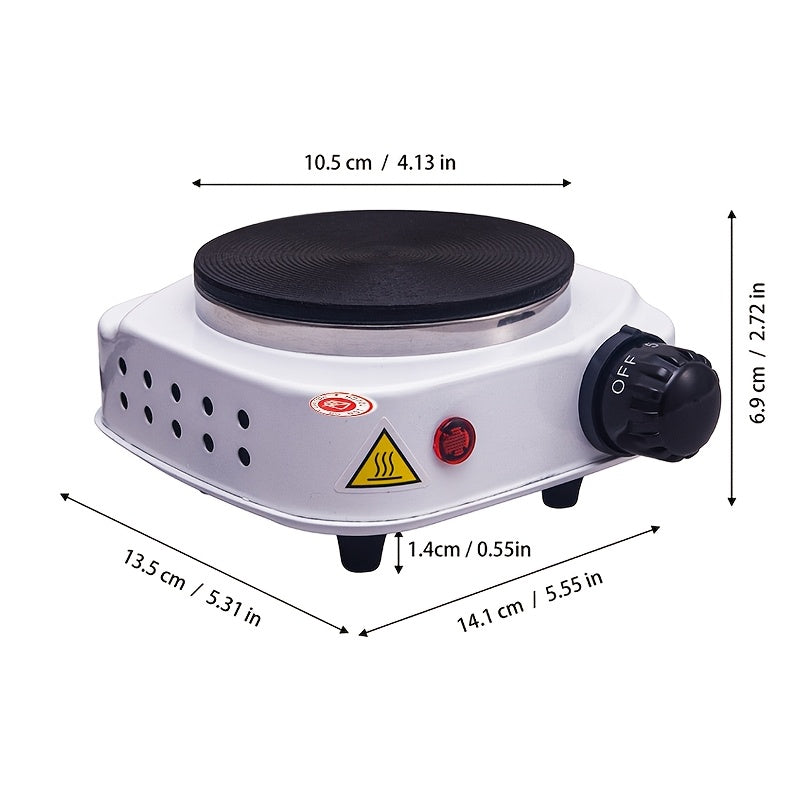 1pc horno eléctrico multifuncional | Horno eléctrico 110V | Placa de calefacción pequeña 500W | Horno eléctrico multifuncional | Calentador para mocha pot | Estufa portátil | Hogar/Oficina/dormitorio