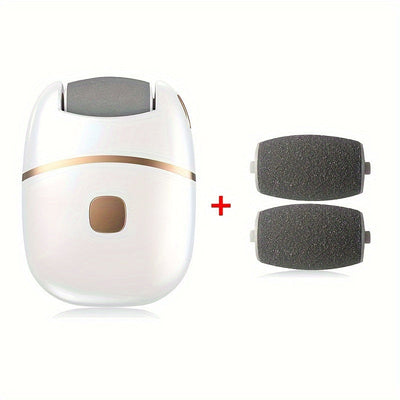 Exfoliador eléctrico para pies con carga USB, batería de litio, sin aceite, para pies suaves y cuidado de uñas, limpiador de uñas